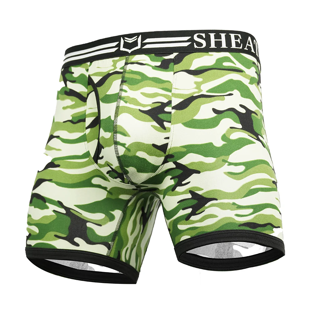 SHEATH 4.0 Polyester Camo Men's Pouch Boxer Brief 5" - Image 3