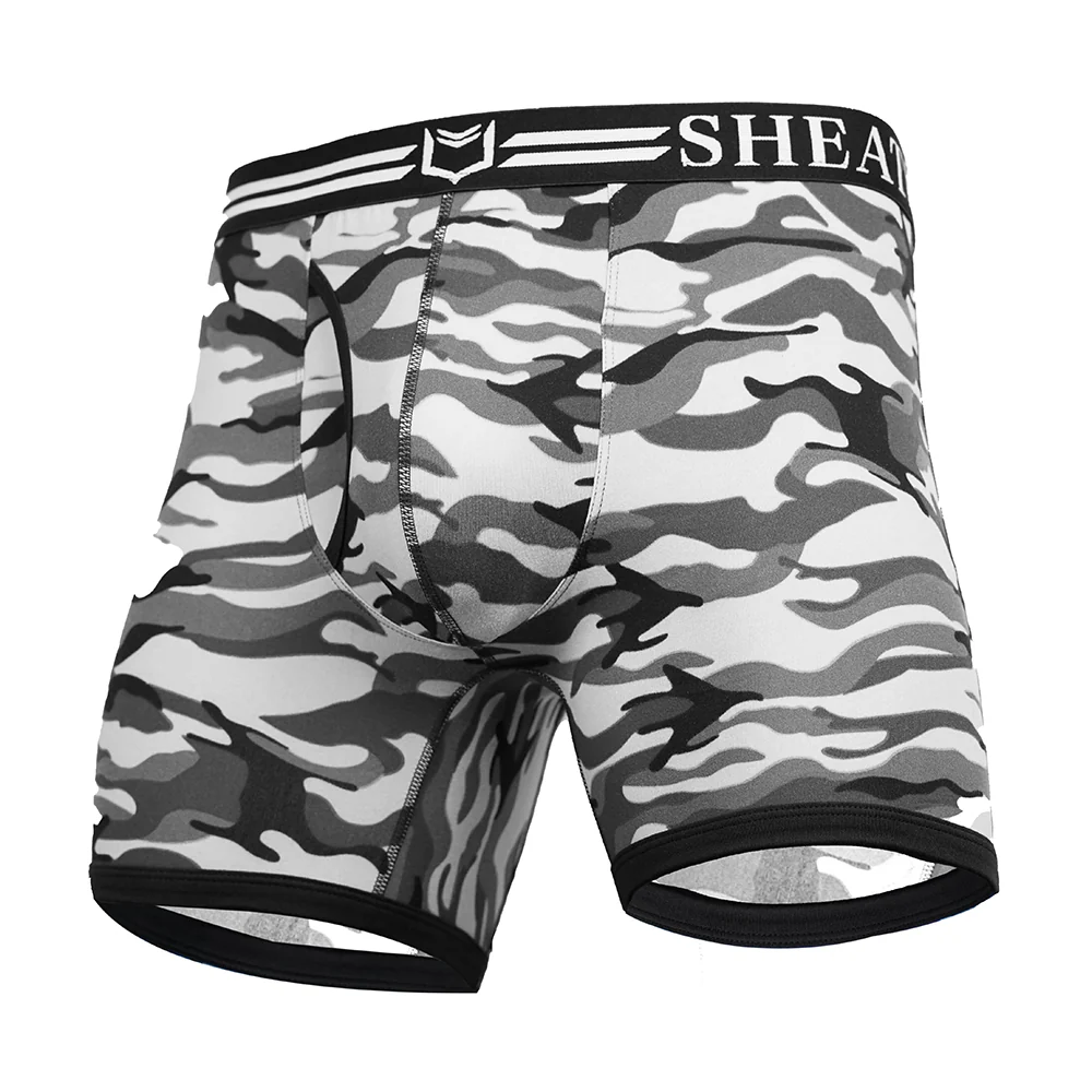 SHEATH 4.0 Polyester Camo Men's Pouch Boxer Brief 5" - Image 8